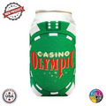 Premium Full Color Dye Sublimation Collapsible Foam Poker Chip Green Coolie